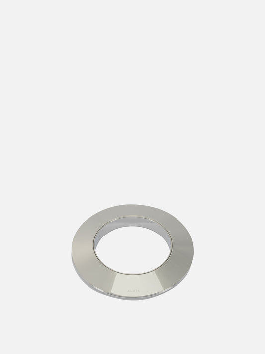 Alaïa "Blade" rigid bracelet Silver