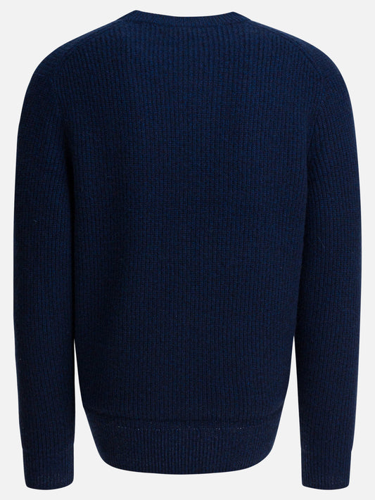 Crewneck sweaters Solid colour Blue - Alex Mill Men | PLP | VIETTI Online Store | 2