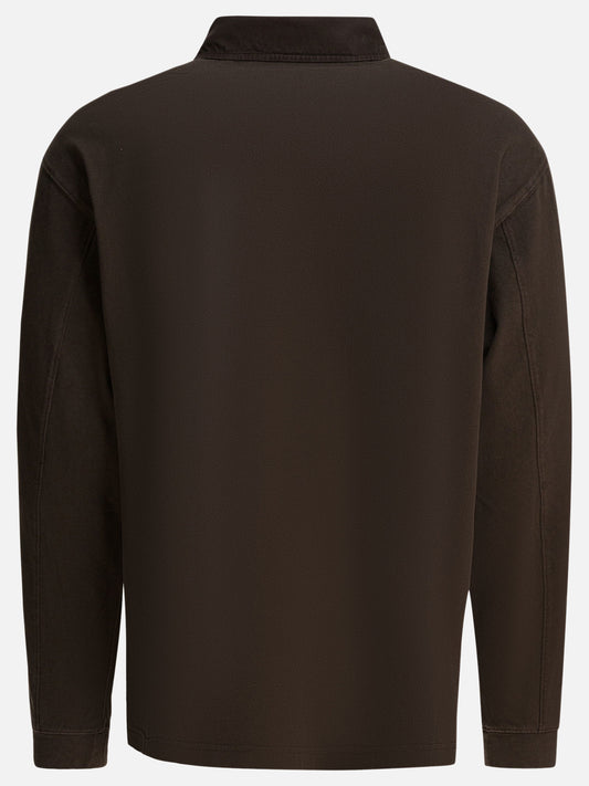 Polo shirts with buttons Solid colour Brown - Alex Mill Men | PLP | VIETTI Online Store | 2