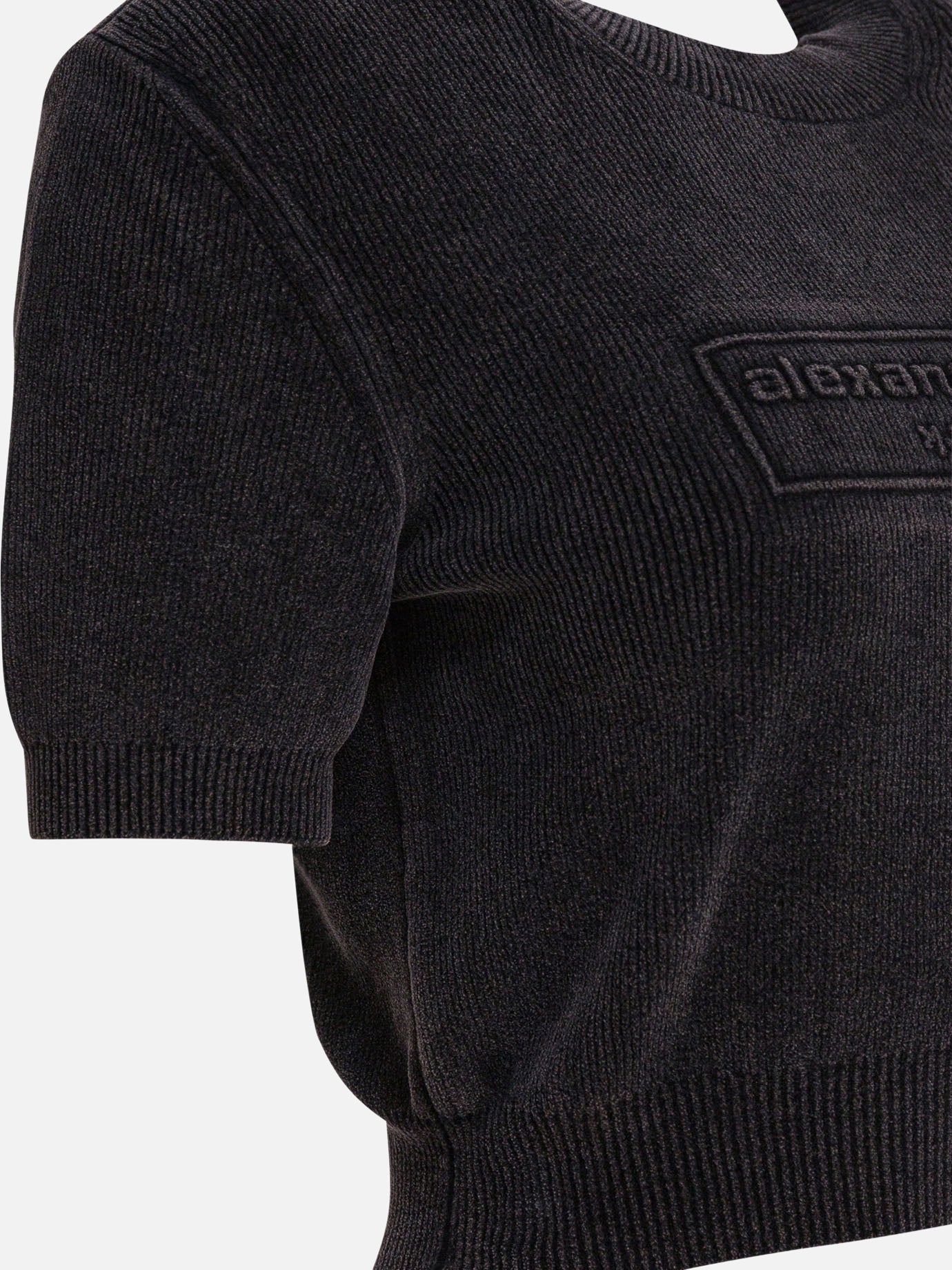 Crewneck t-shirts Logo Black - Alexander Wang Women | PDP | VIETTI Online Store | Zoom-Modal_4
