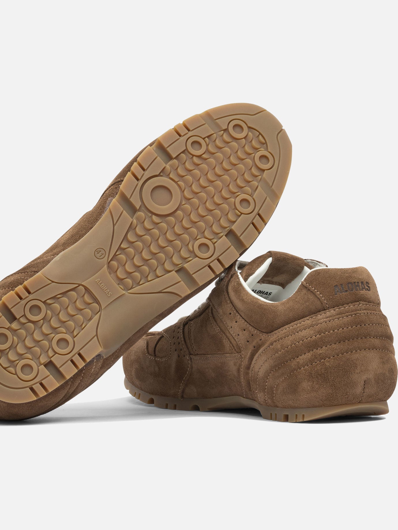Low top sneakers 100% cow leather - 100% rubber Brown - Alohas Men | PDP | VIETTI Online Store | Zoom-Modal_5
