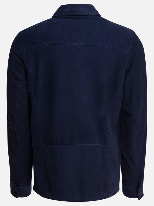 Overshirt jackets Solid colour Blue - Altum Men | PLP | VIETTI Online Store | 2