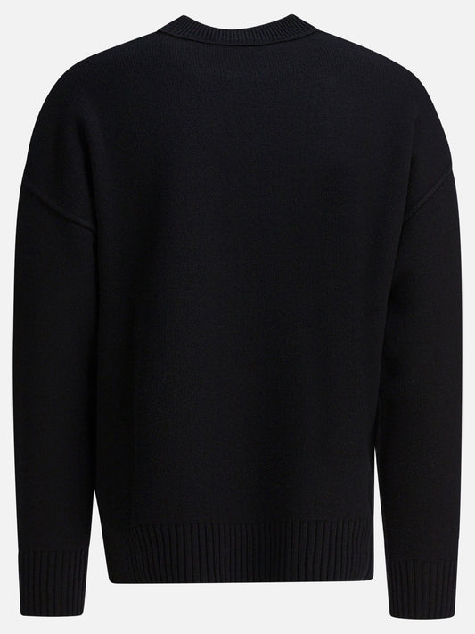 Crewneck sweaters Logo Black - Ami Paris Men | PLP | VIETTI Online Store | 2
