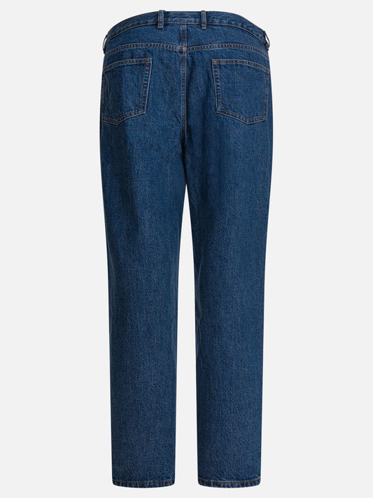 Jeans a gamba larga Solid colour Blu - A.P.C. Uomo | PLP | VIETTI Online Store | 2