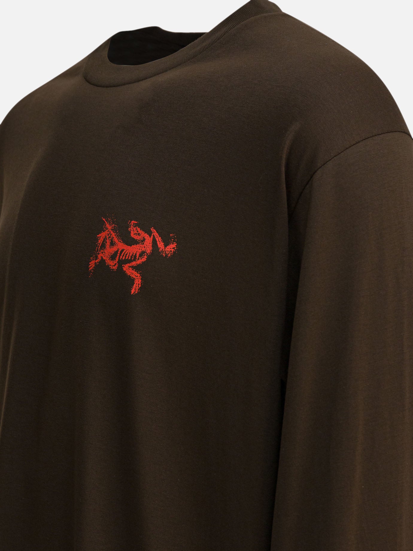 T-shirt girocollo Logo Marrone - Arc'teryx Uomo | PDP | VIETTI Online Store | Zoom-Modal_4