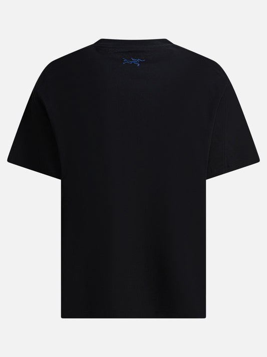 Arc'teryx "Kragg Cotton Lithographica SS" crewneck T-shirt Black