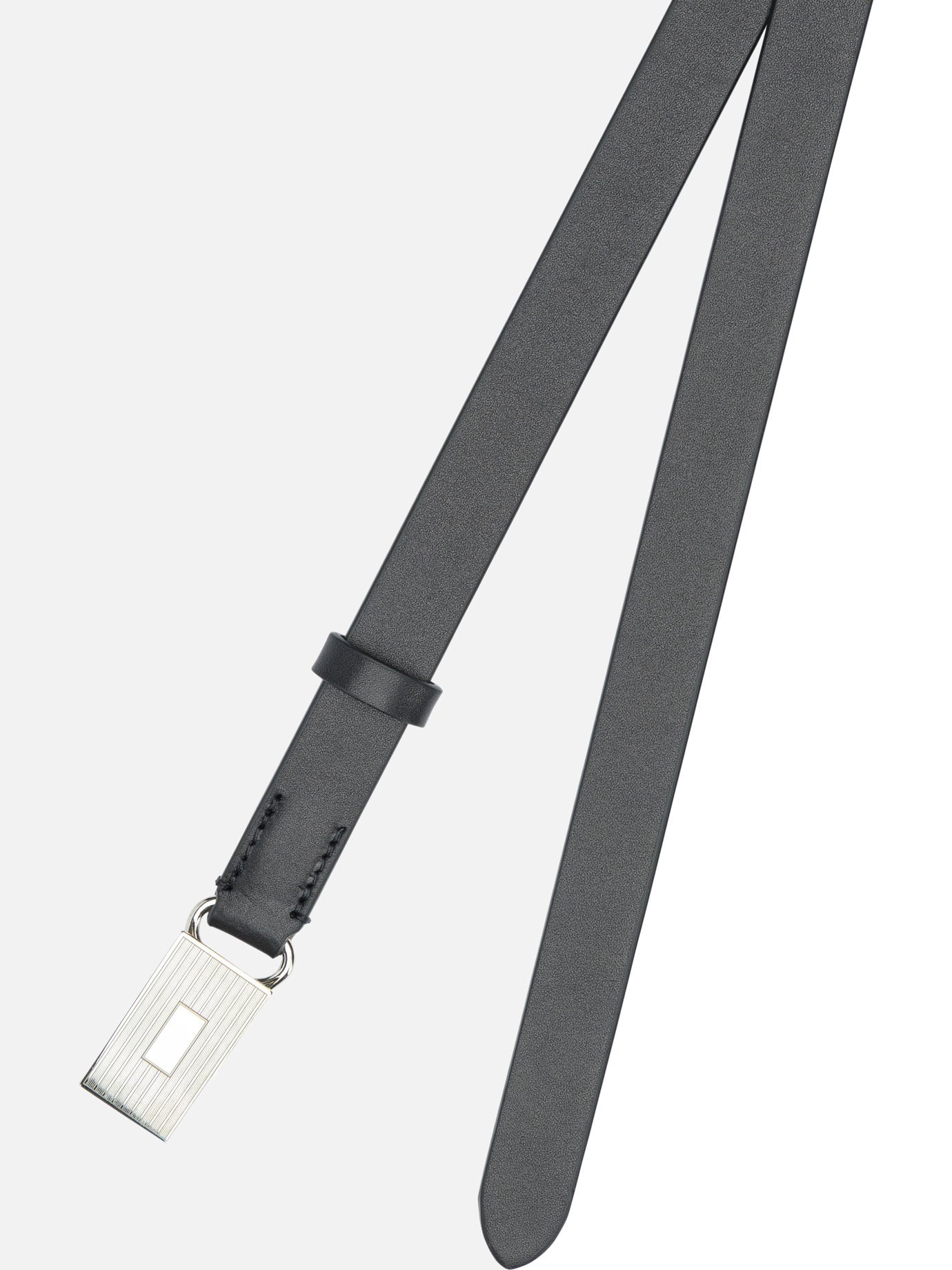 Leather belts 100% calf leather Black - Auralee Men | PDP | VIETTI Online Store | Zoom-Modal_2