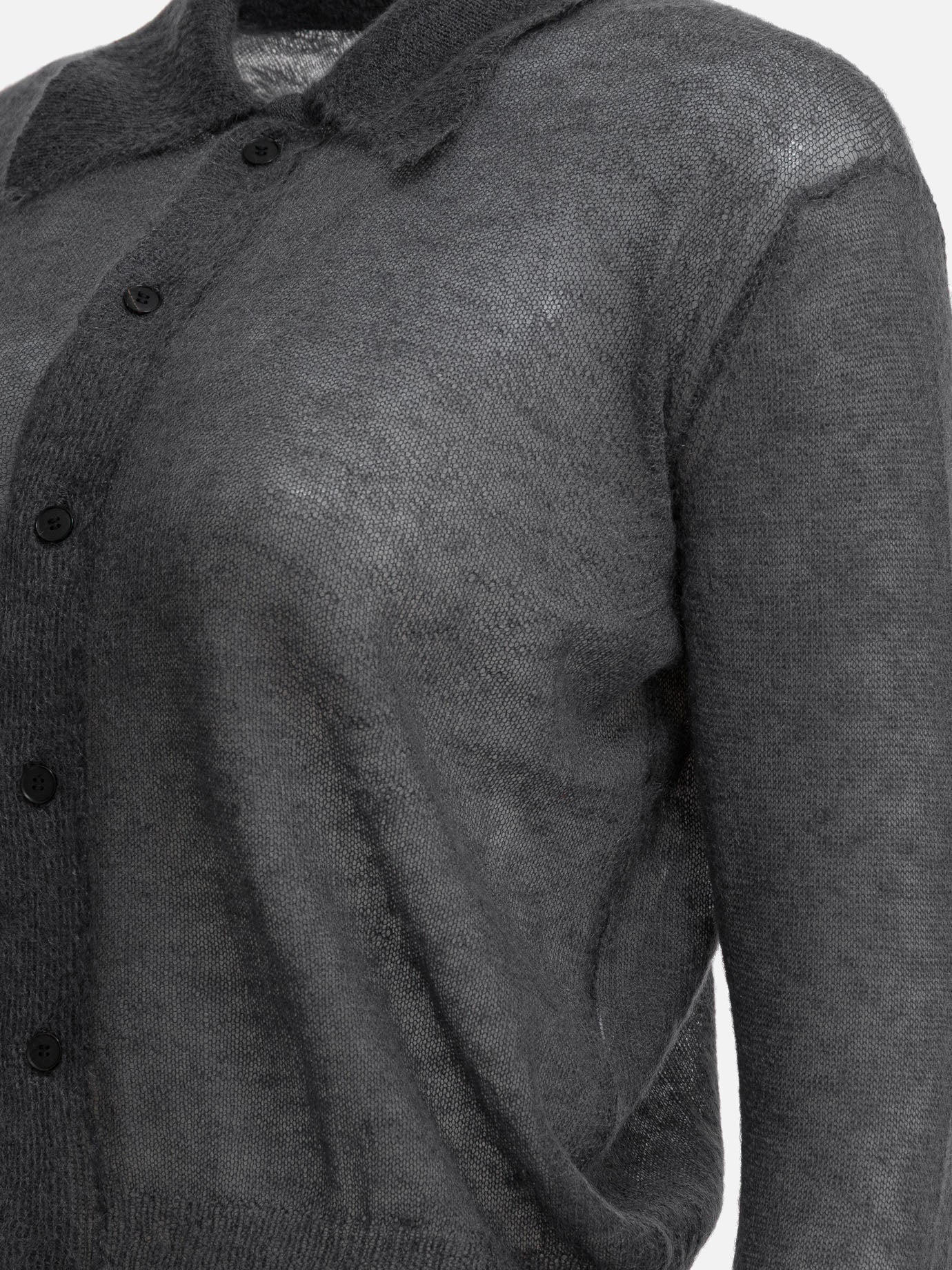 Cardigans Solid colour Grey - Auralee Women | PDP | VIETTI Online Store | Zoom-Modal_4