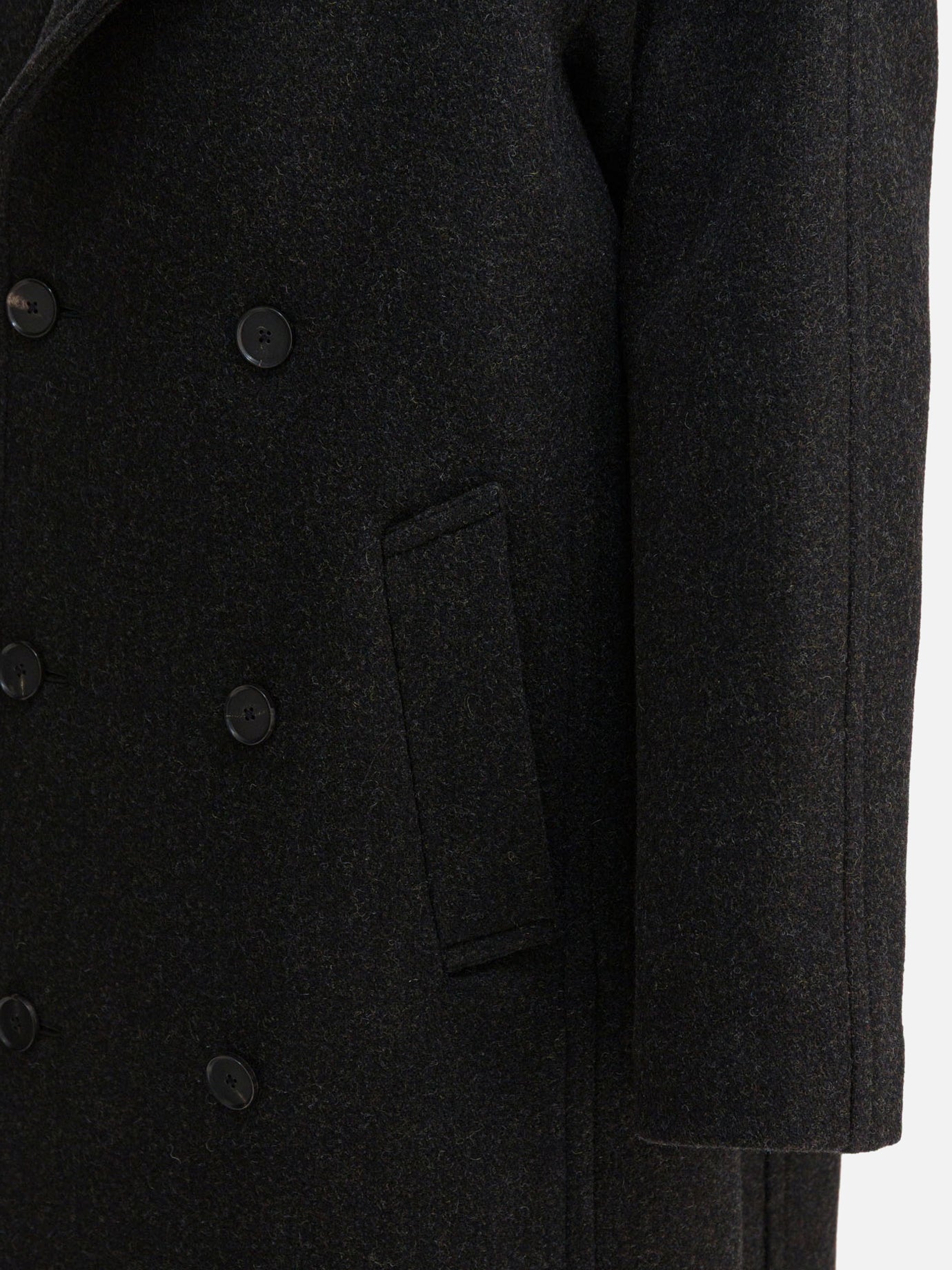 Long coats Solid colour Grey - Auralee Men | PDP | VIETTI Online Store | Zoom-Modal_4