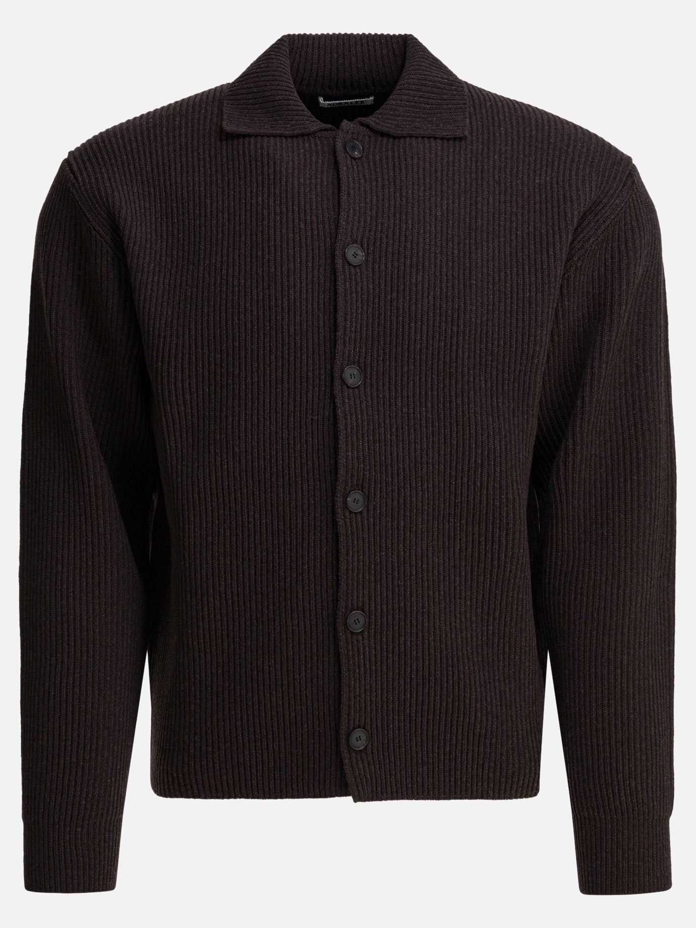 Auralee Super fine wool cardigan Brown - Men | VIETTI Online Store Auralee Super fine wool cardigan Brown - Men | VIETTI Online Store