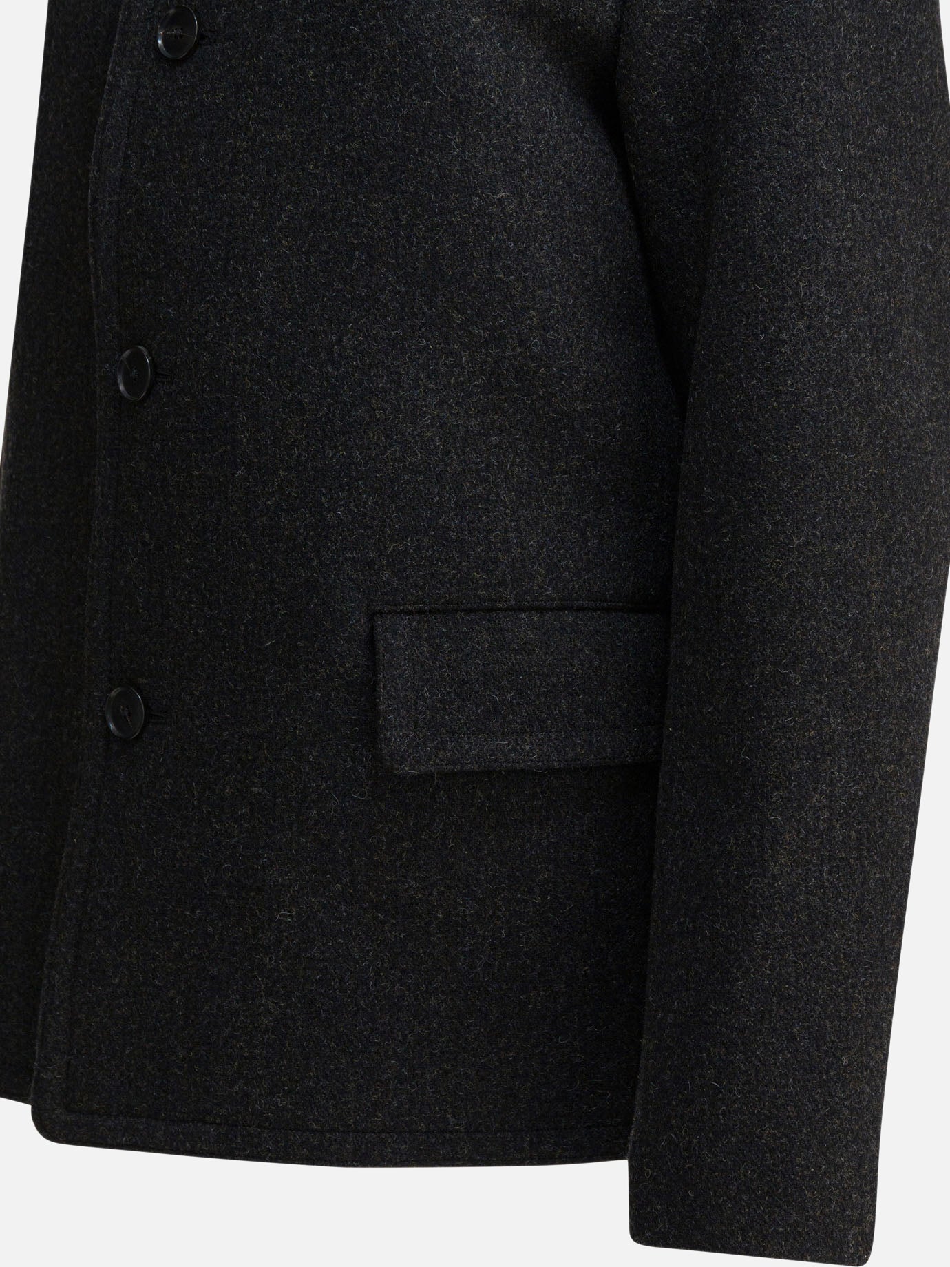 Short coats Solid colour Grey - Auralee Men | PDP | VIETTI Online Store | Zoom-Modal_4