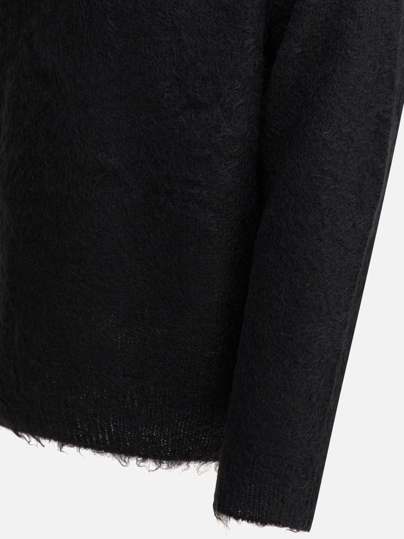 Crewneck sweaters Solid colour Black - Auralee Men | PDP | VIETTI Online Store | Zoom-Modal_4