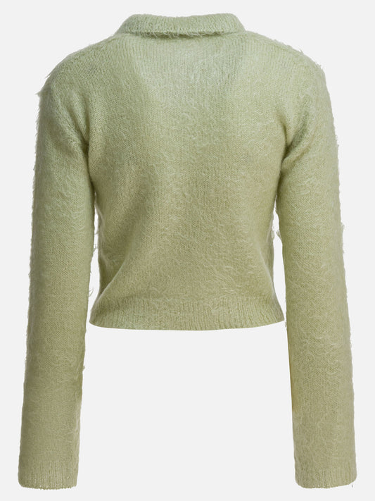 Polo sweater Solid colour Green - Auralee Women | PLP | VIETTI Online Store | 2