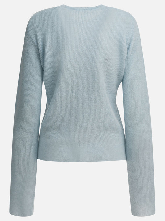 Crewneck sweaters Solid colour Light blue - Auralee Women | PLP | VIETTI Online Store | 2