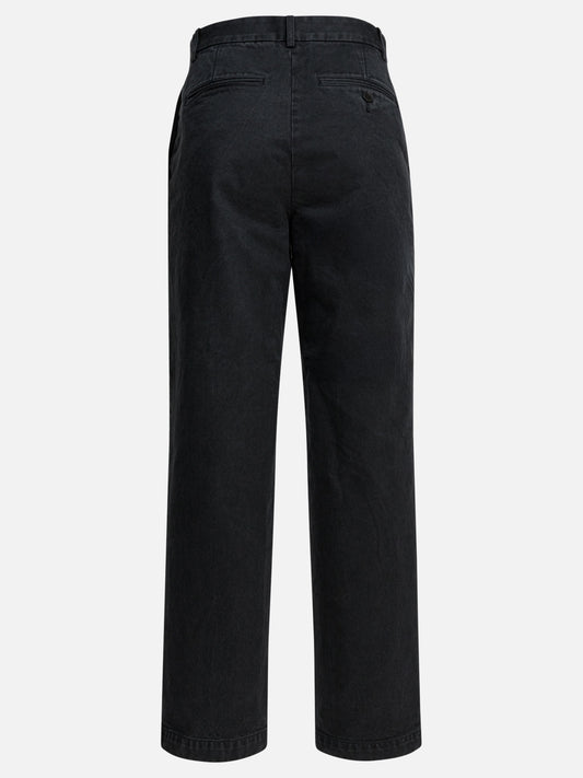 Leisure trousers Solid colour Black - Auralee Women | PLP | VIETTI Online Store | 2