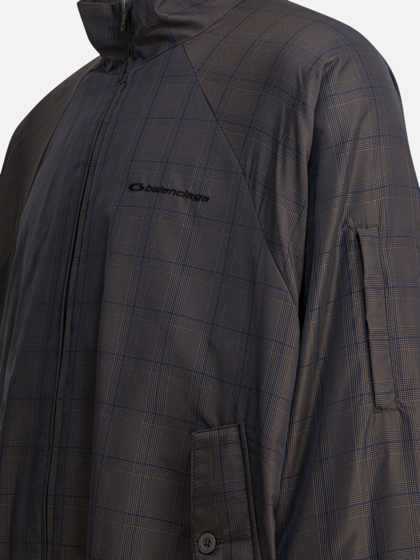 Quilted & Utility Jackets Check Grey - Balenciaga Men | PDP | VIETTI Online Store | Zoom-Modal_4