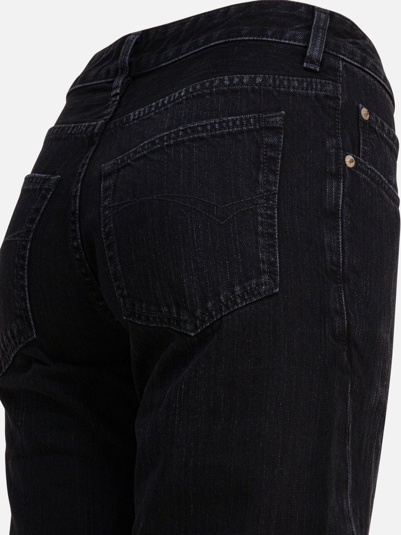 Jeans a gamba larga Solid colour Nero - Balenciaga Donna | PDP | VIETTI Online Store | Zoom-Modal_4