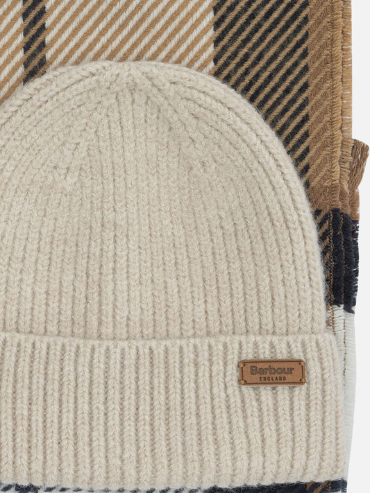 Sciarpe con frange 97% polyester 3% elastane Beige - Barbour Donna | PLP | VIETTI Online Store | 2