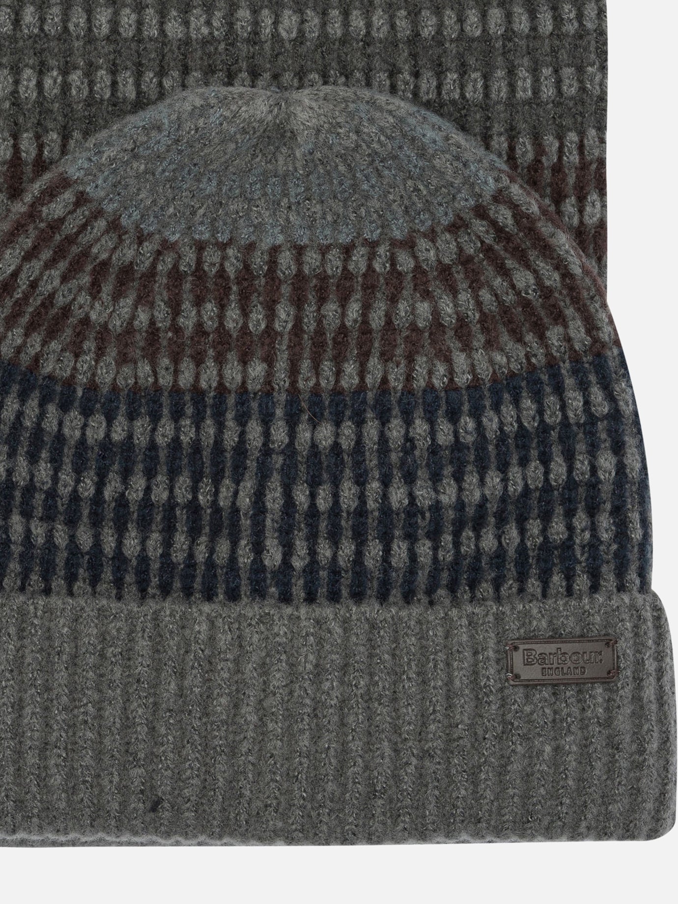 Classic scarves 70% acrylic 27% polyamide 3% elastane Grey - Barbour Men | PDP | VIETTI Online Store | Zoom-Modal_2