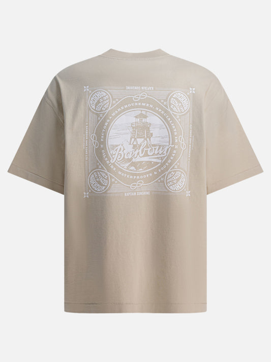 Crewneck t-shirts Graphics White - Barbour Men | PLP | VIETTI Online Store | 2