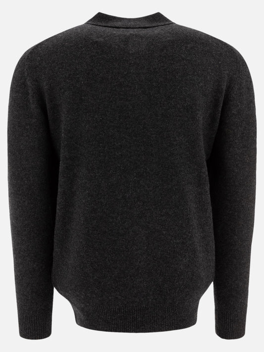 Polo sweater Solid colour Grey - Beams Plus Men | PLP | VIETTI Online Store | 2