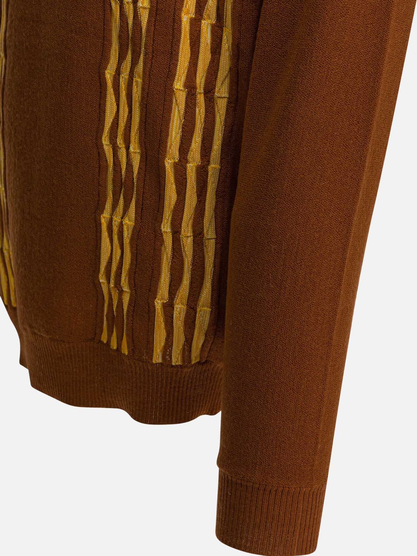 Polo sweater Striped Brown - Beams Plus Men | PDP | VIETTI Online Store | Zoom-Modal_4
