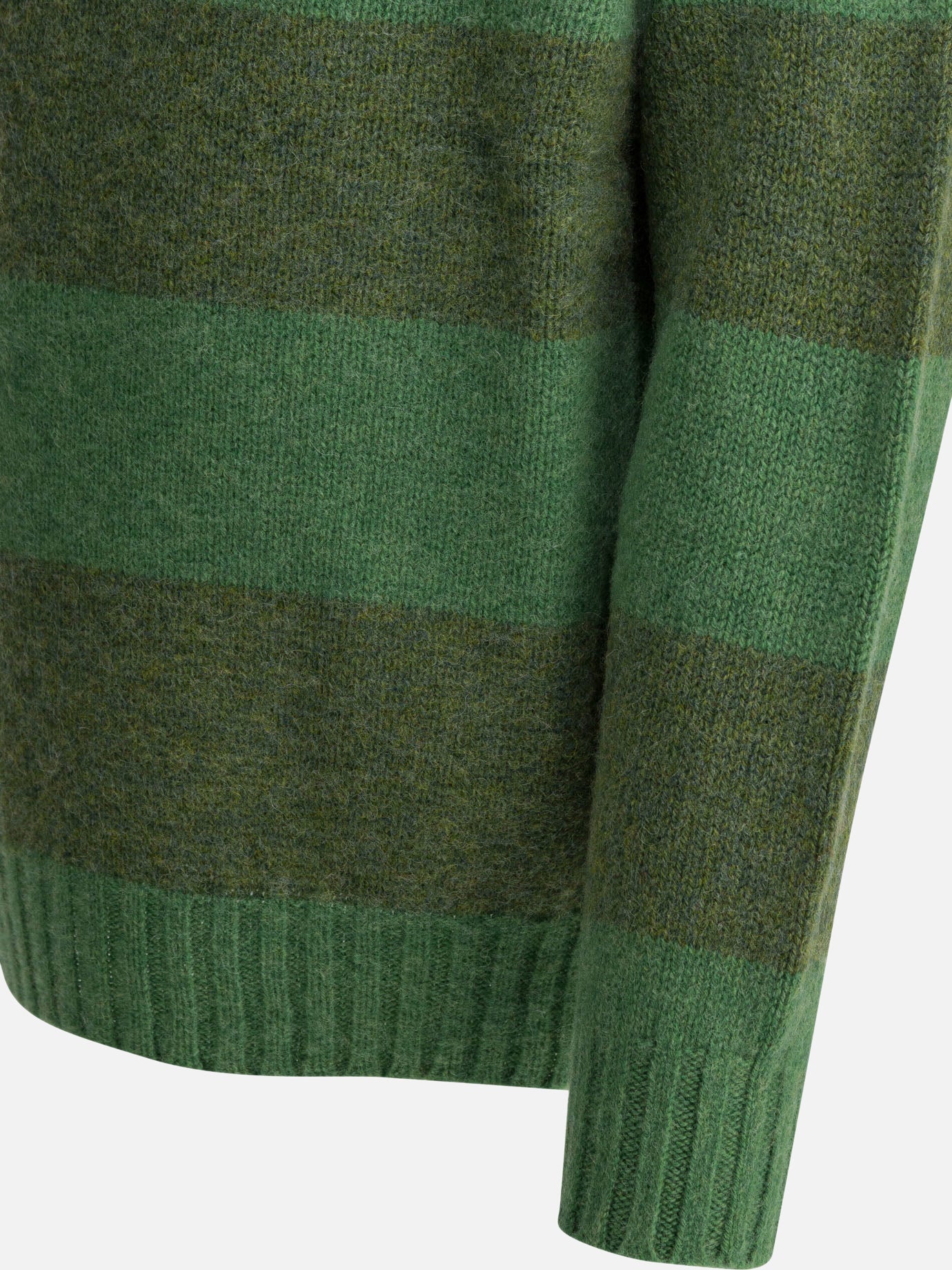 Crewneck sweaters Striped Green - Beams Plus Men | PDP | VIETTI Online Store | Zoom-Modal_4