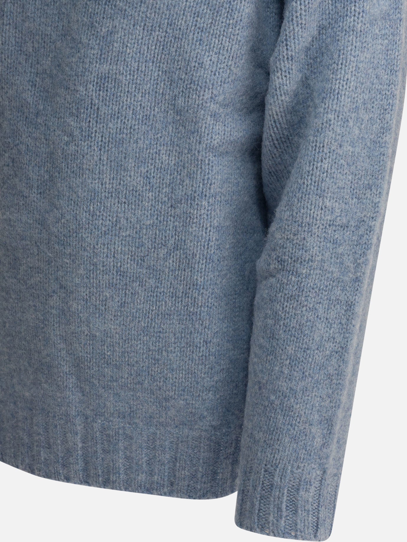 Crewneck sweaters Solid colour Light blue - Beams Plus Men | PDP | VIETTI Online Store | Zoom-Modal_4