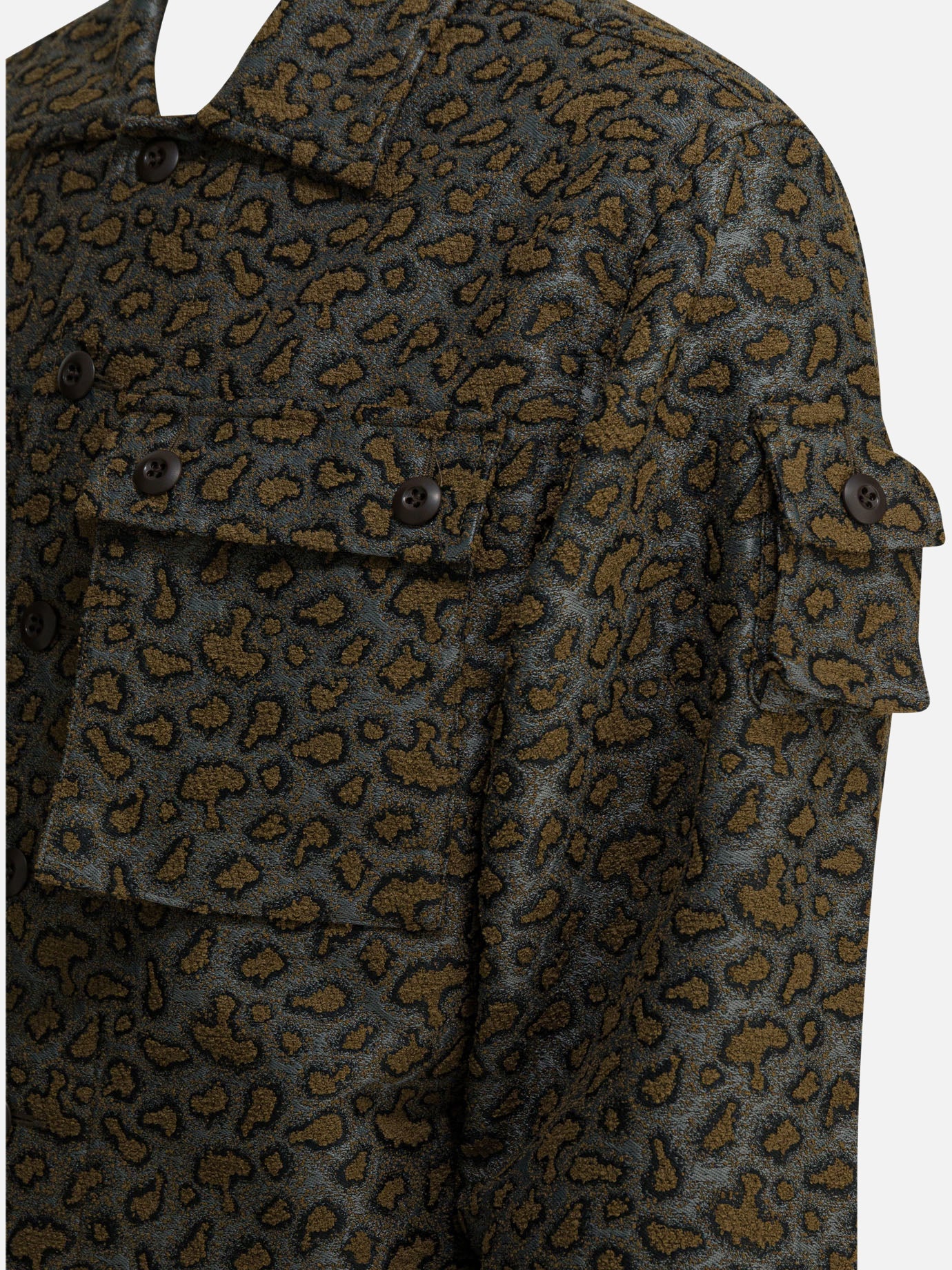 Overshirt jackets Graphics Brown - Beams Plus Men | PDP | VIETTI Online Store | Zoom-Modal_4