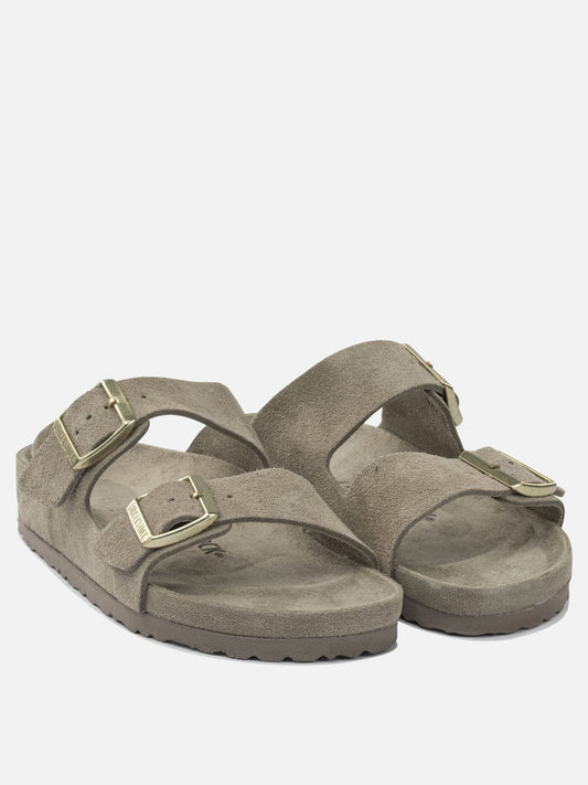 Sandali bassi 100% leather - 100% rubber Grigio - Birkenstock Donna | PLP | VIETTI Online Store | 2