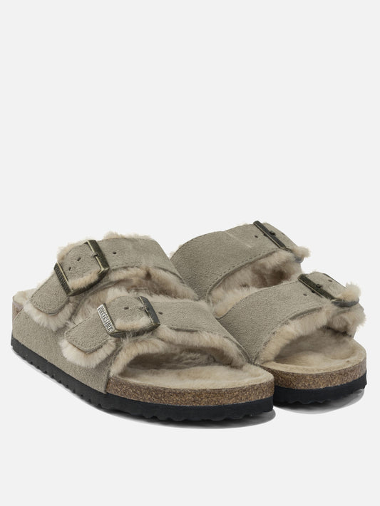 Sandali bassi 100% leather - 100% rubber Grigio - Birkenstock Donna | PLP | VIETTI Online Store | 2