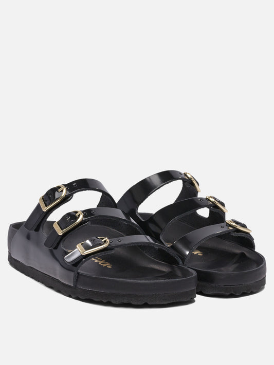 Flat sandals 100% leather - 100% eva Black - Birkenstock Women | PLP | VIETTI Online Store | 2
