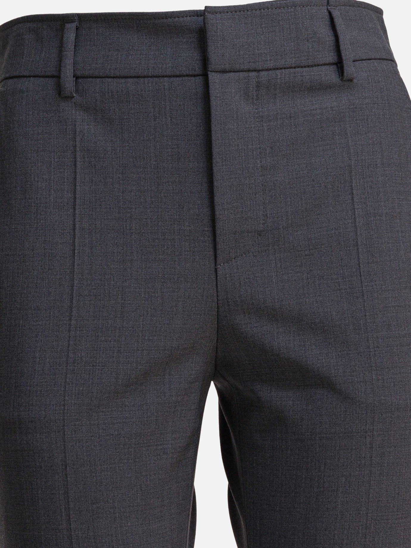 Leisure trousers Solid colour Grey - Brunello Cucinelli Women | PDP | VIETTI Online Store | Zoom-Modal_4