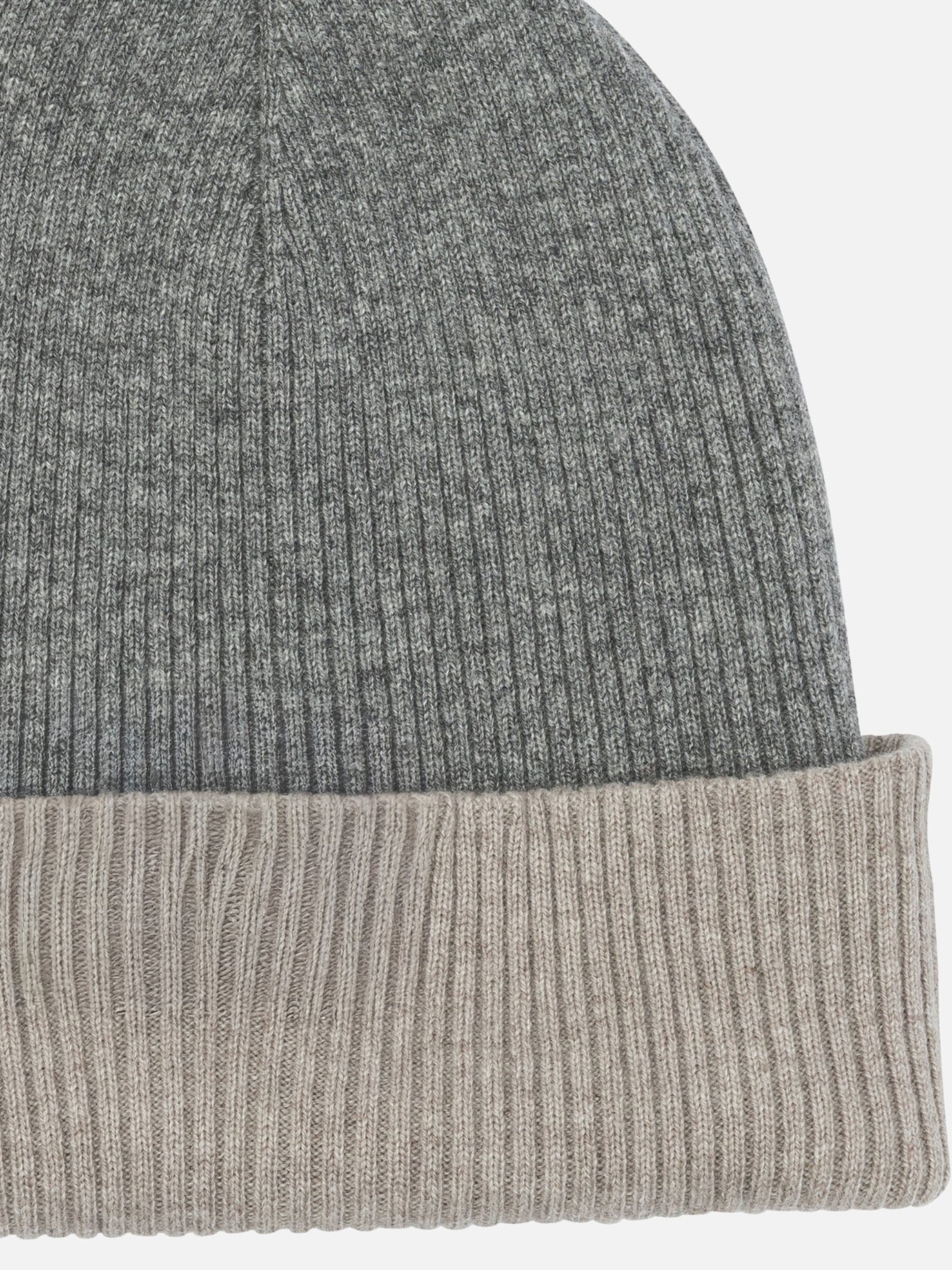 Beanies 100% cashmere Grey - Brunello Cucinelli Men | PDP | VIETTI Online Store | Zoom-Modal_3