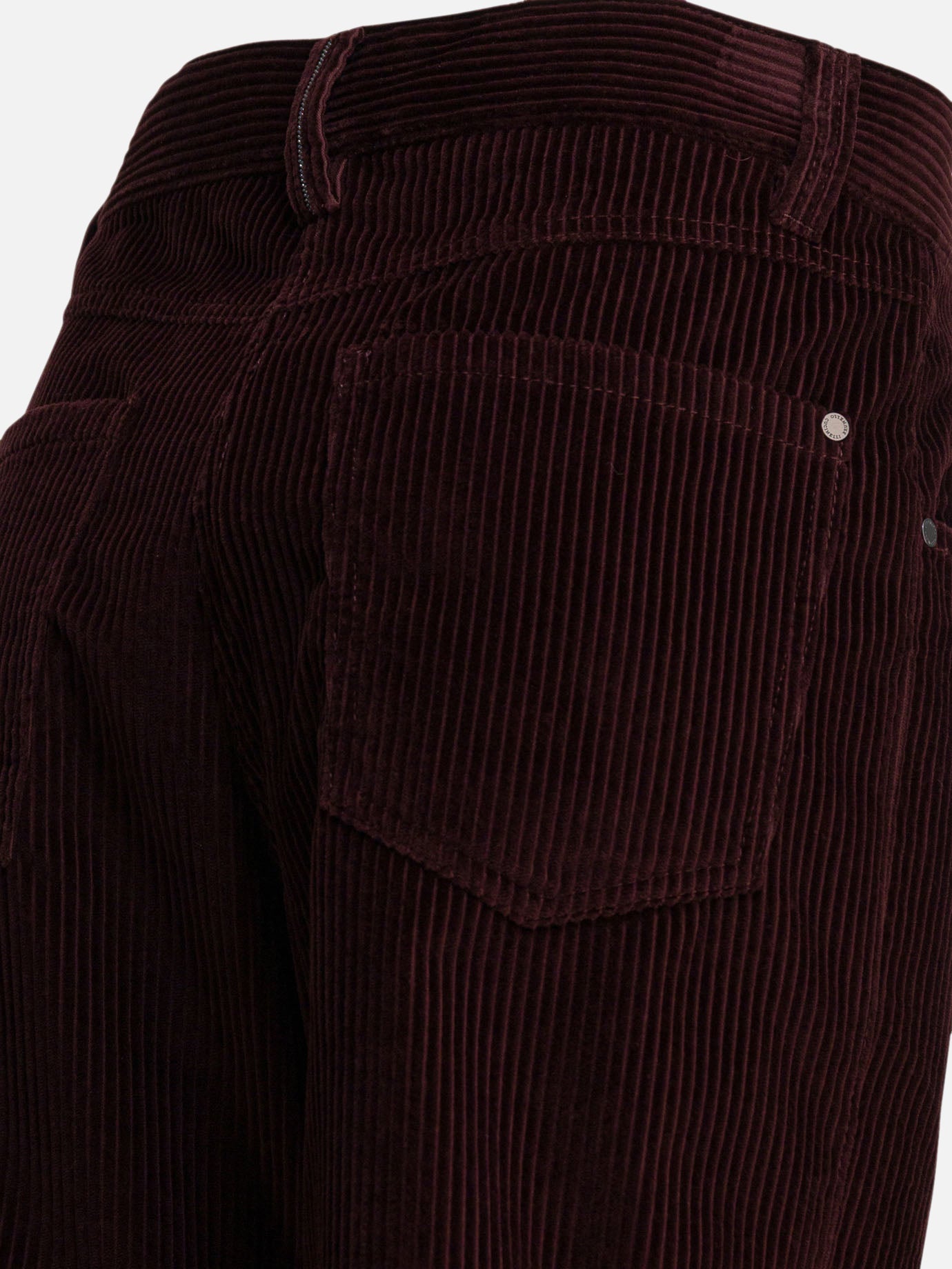 Leisure trousers Solid colour Bordeaux - Brunello Cucinelli Women | PDP | VIETTI Online Store | Zoom-Modal_4