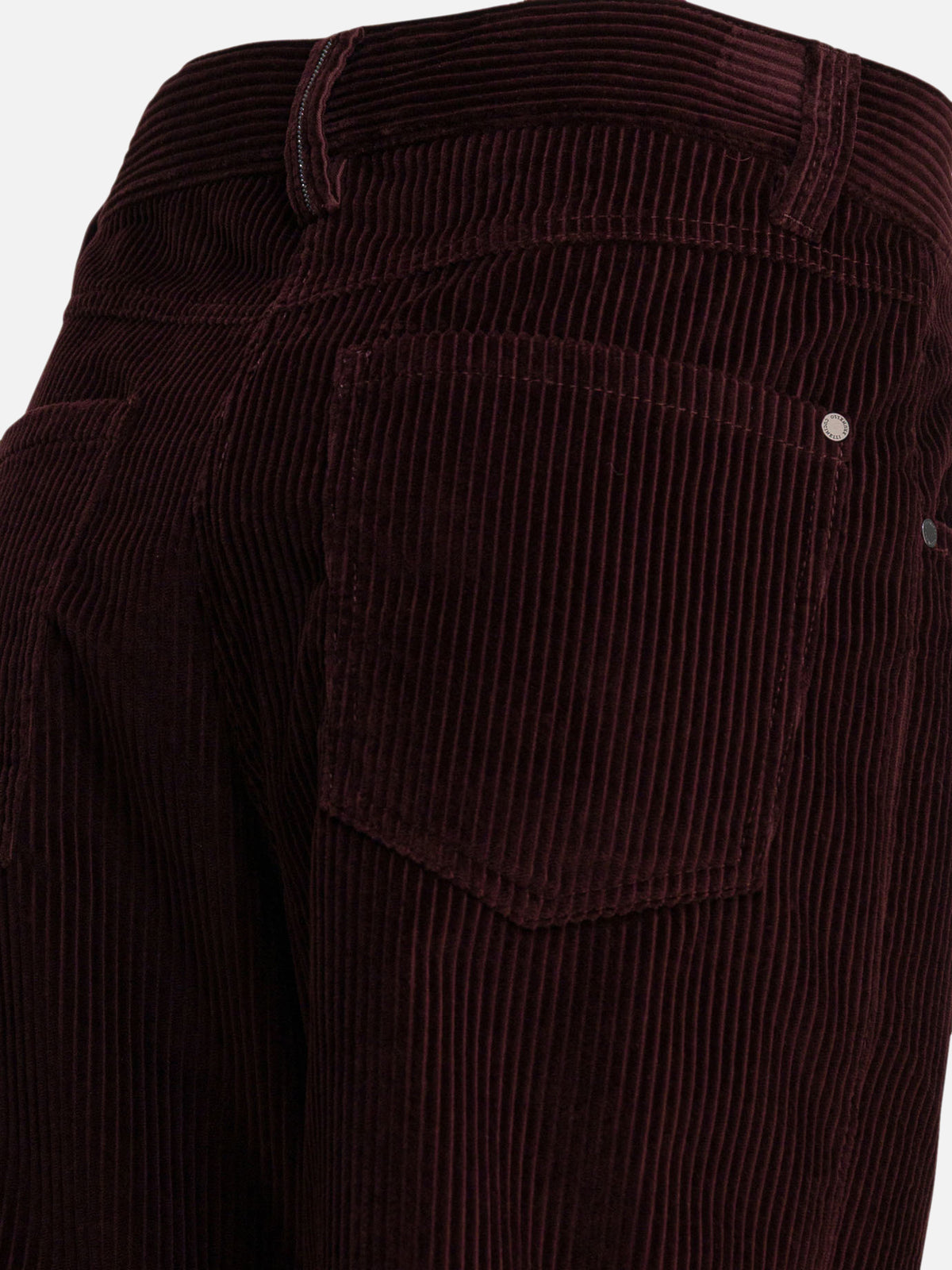 Brunello Cucinelli Five-pocket corduroy pants Bordeaux