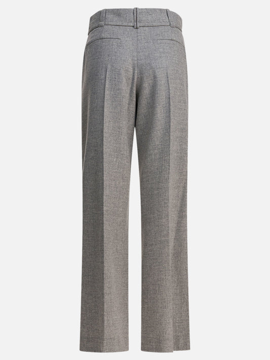 Leisure trousers Solid colour Grey - Brunello Cucinelli Women | PLP | VIETTI Online Store | 2