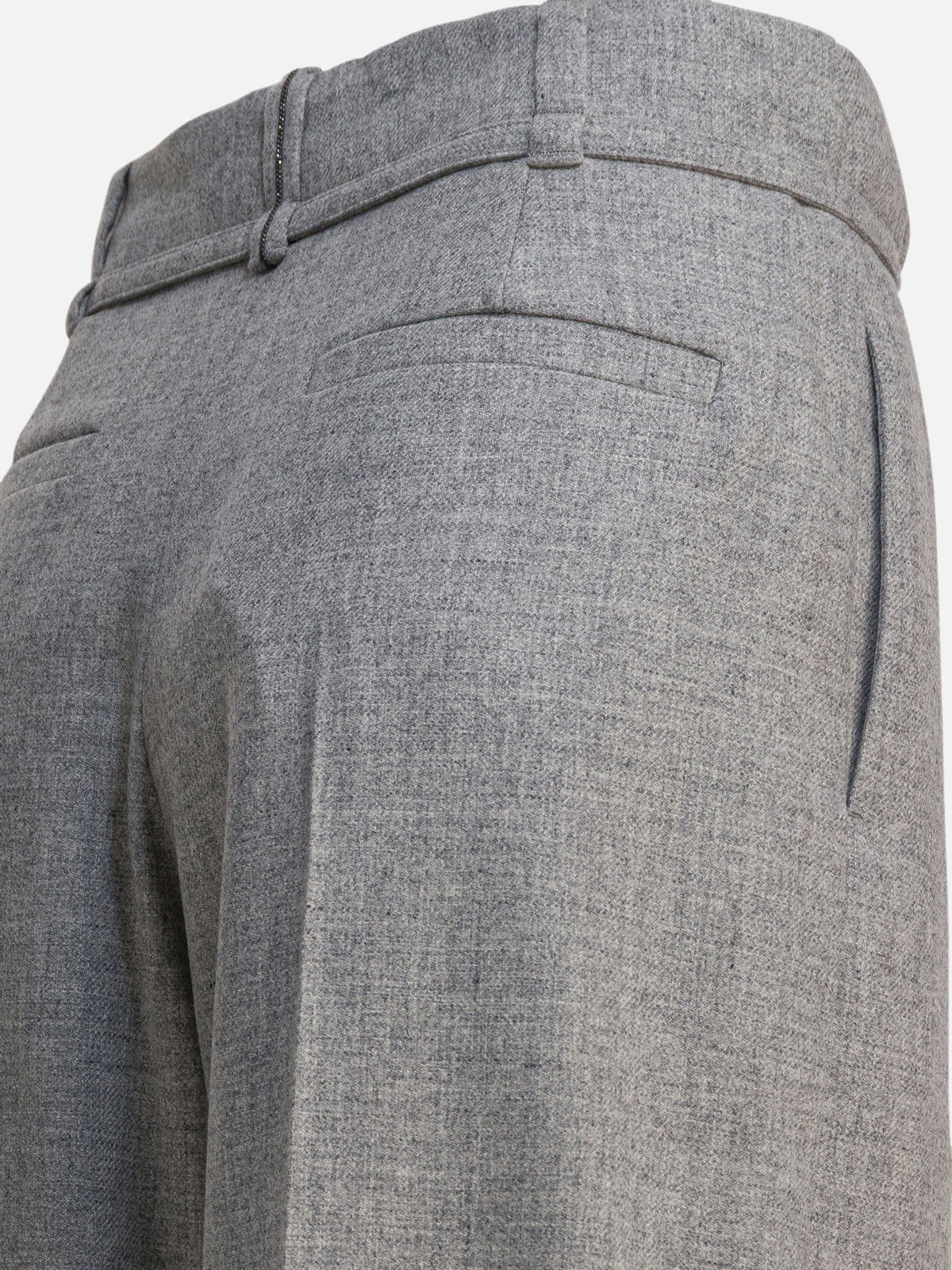 Brunello Cucinelli Wide-leg pants Grey