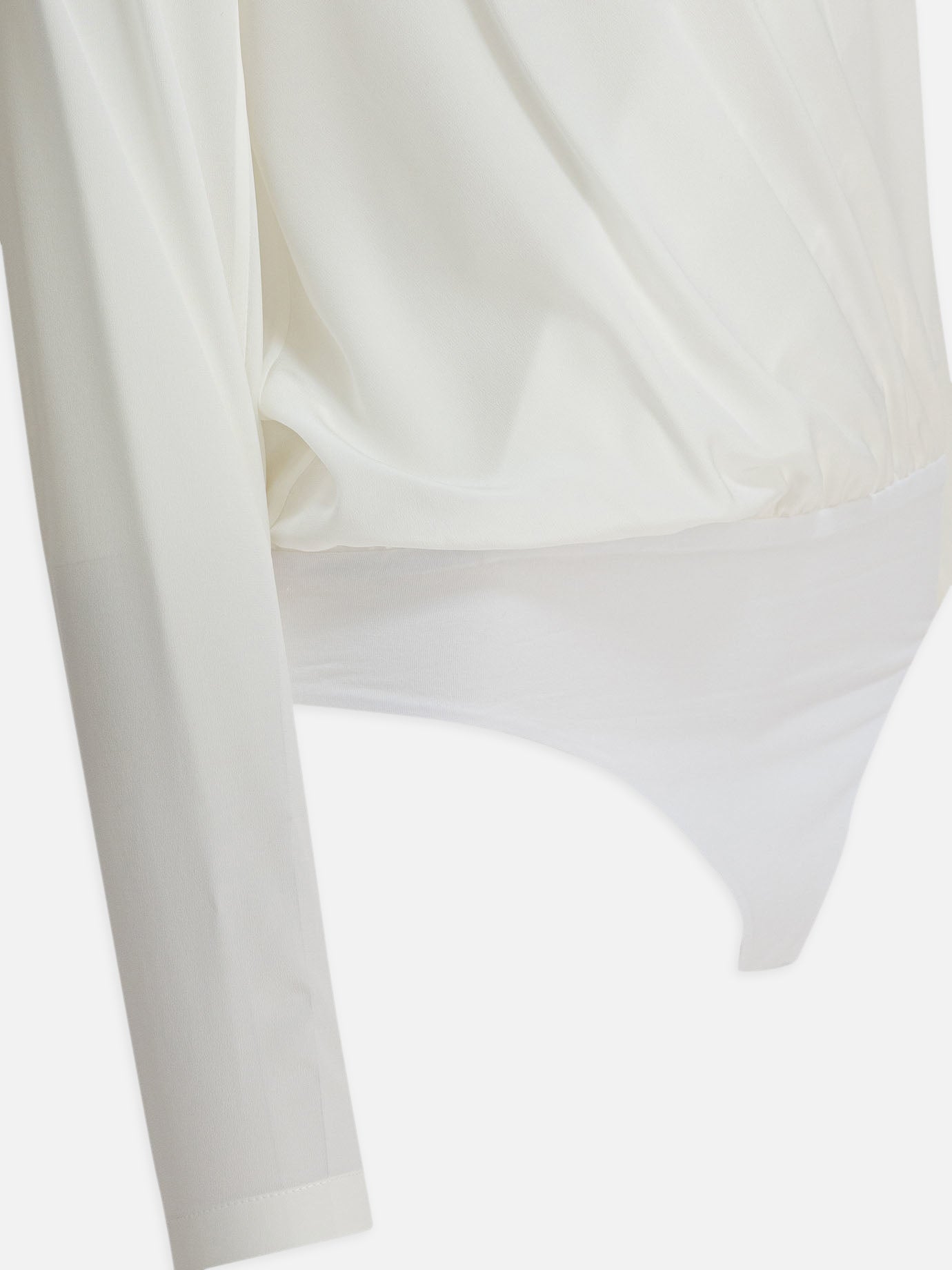 Bodysuits Solid colour White - Brunello Cucinelli Women | PDP | VIETTI Online Store | Zoom-Modal_4