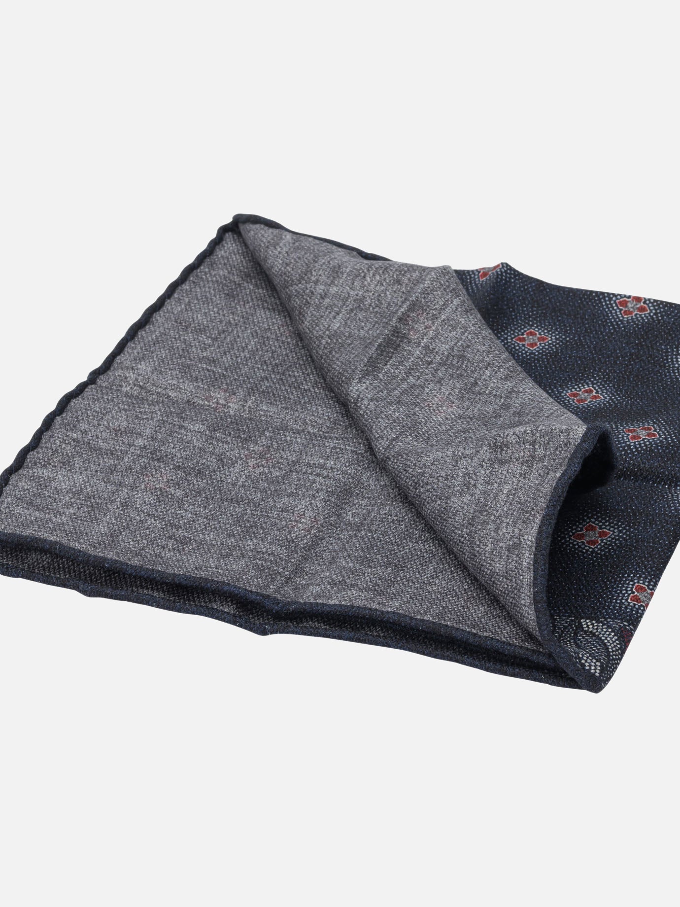 Pocket Square Graphics Blue - Brunello Cucinelli Men | PDP | VIETTI Online Store | Zoom-Modal_2