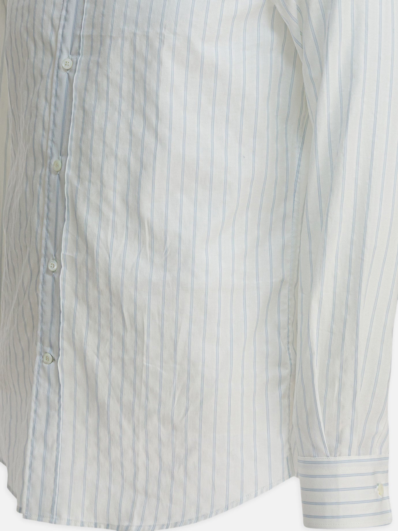 Casual shirts Striped White - Brunello Cucinelli Men | PDP | VIETTI Online Store | Zoom-Modal_4