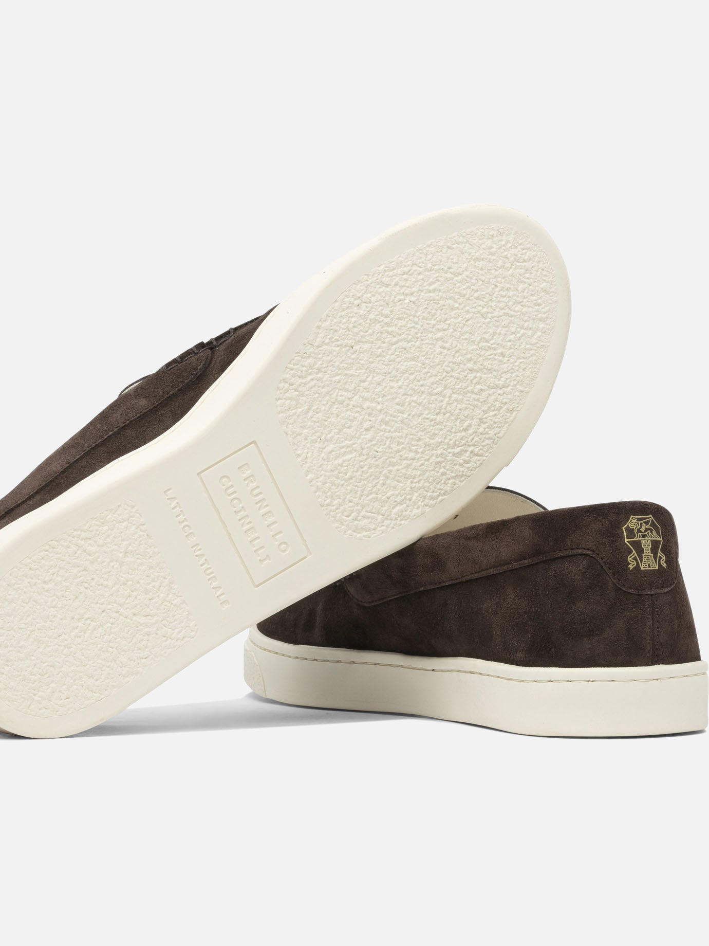 Loafers 100% suede - 100% rubber Brown - Brunello Cucinelli Men | PDP | VIETTI Online Store | Zoom-Modal_5