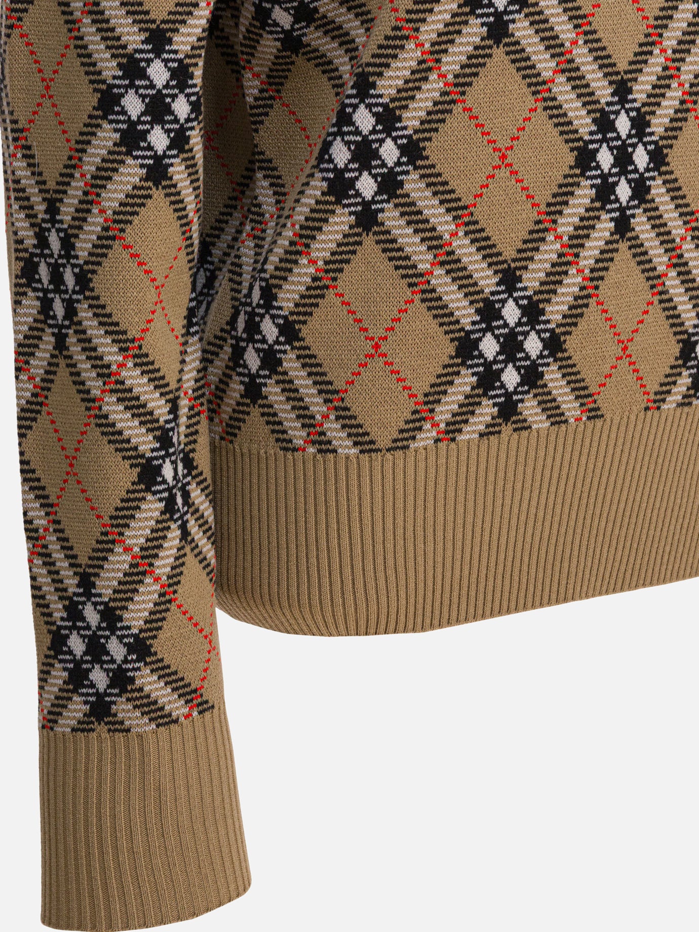 Crewneck sweaters Check Beige - Burberry Women | PDP | VIETTI Online Store | Zoom-Modal_4