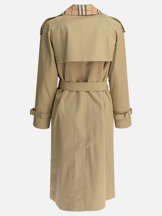 Raincoats & Trench coats Solid colour Beige - Burberry Women | PLP | VIETTI Online Store | 2