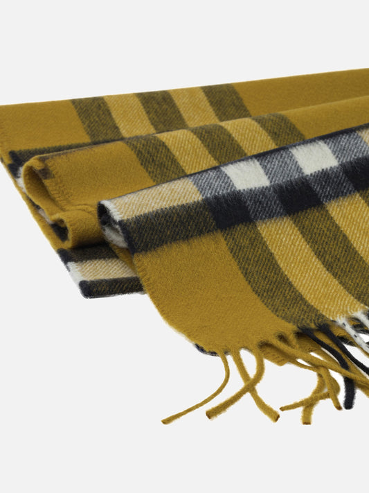 Fringed scarves Check Yellow - Burberry Men | PLP | VIETTI Online Store | 2
