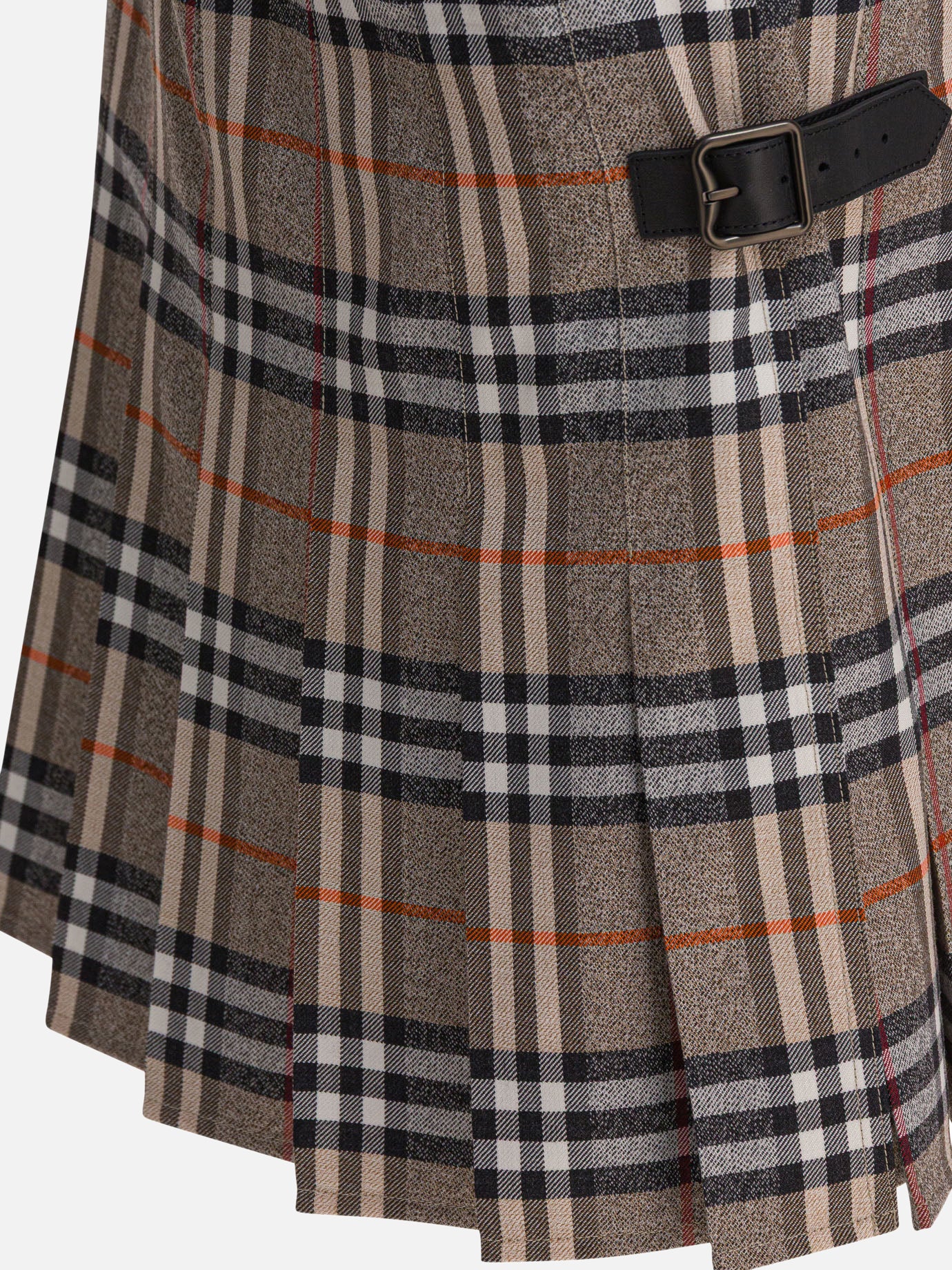 Miniskirts Check Beige - Burberry Women | PDP | VIETTI Online Store | Zoom-Modal_4