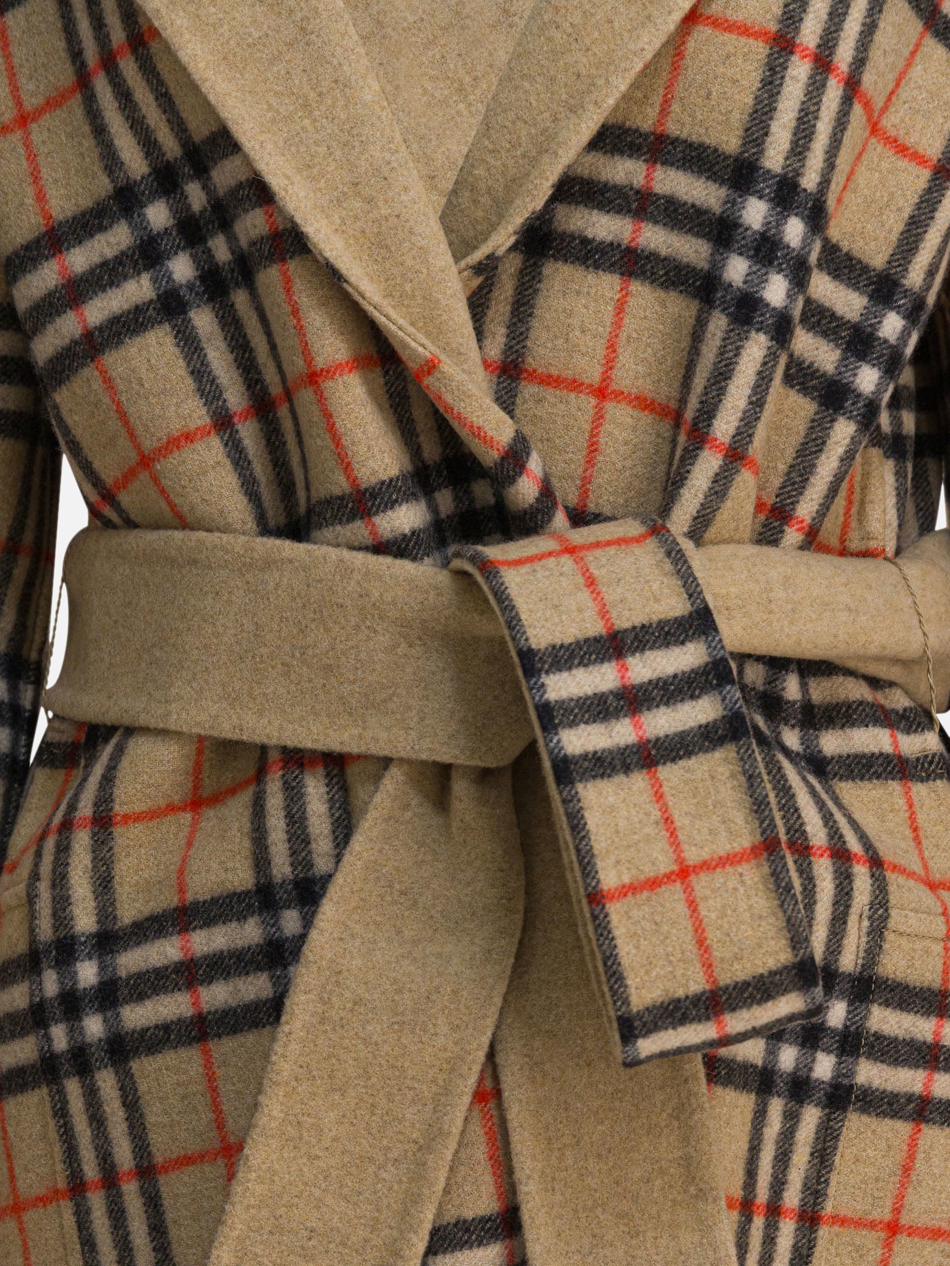 Long coats Check Beige - Burberry Women | PDP | VIETTI Online Store | Zoom-Modal_6