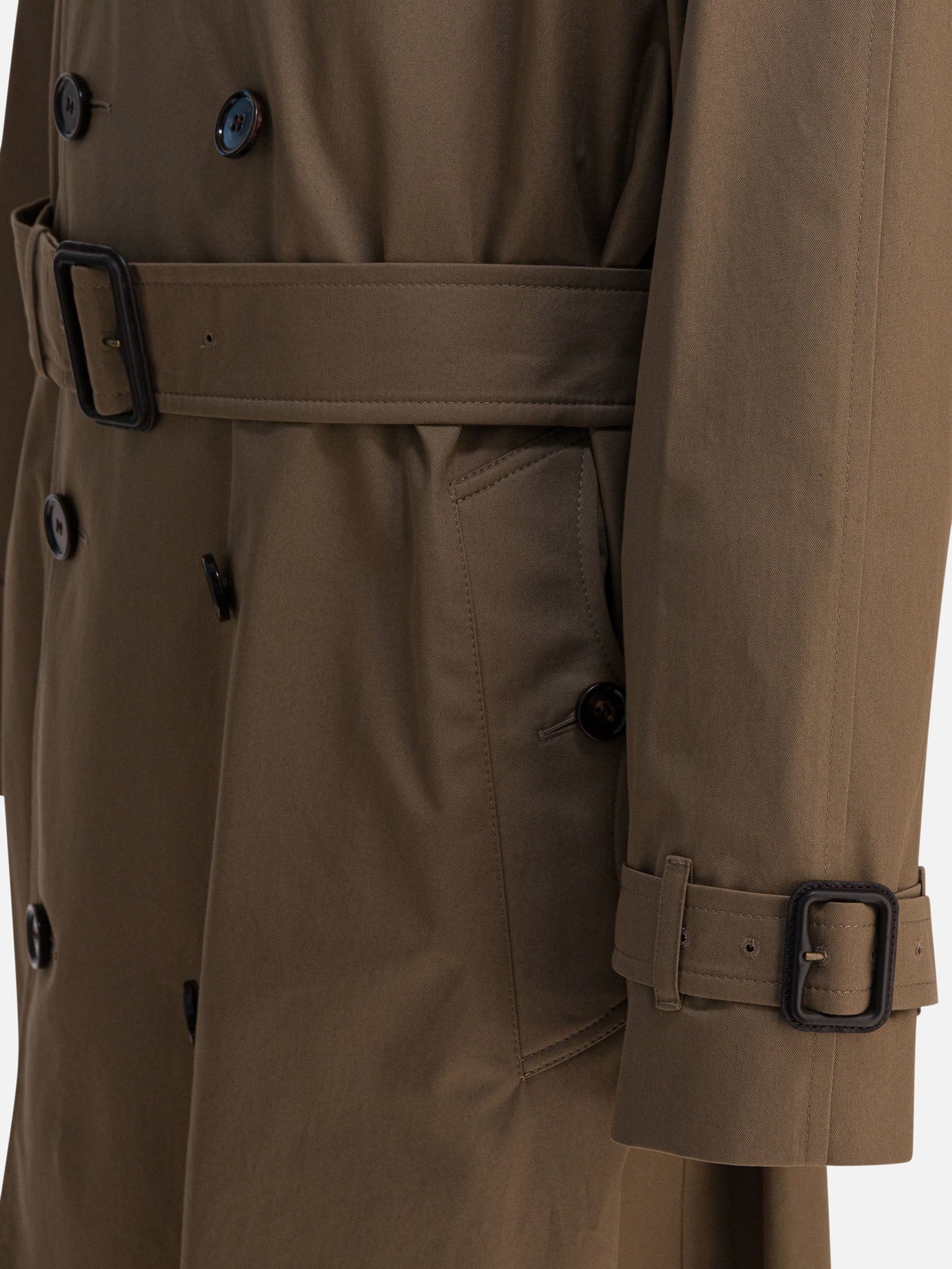 Raincoats & Trench coats Solid colour Brown - Burberry Men | PDP | VIETTI Online Store | Zoom-Modal_4