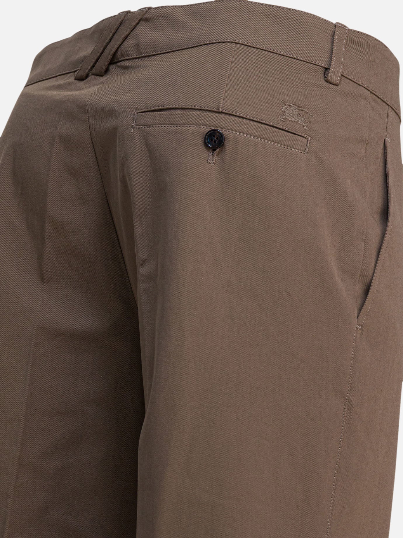 Leisure trousers Solid colour Brown - Burberry Men | PDP | VIETTI Online Store | Zoom-Modal_4