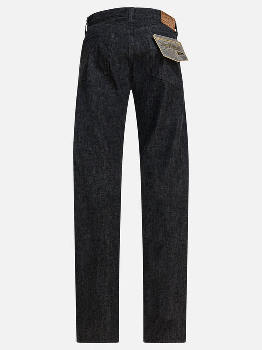 Straight-leg jeans Solid colour Black - Buzz Rickson's Men | PDP | VIETTI Online Store | 2